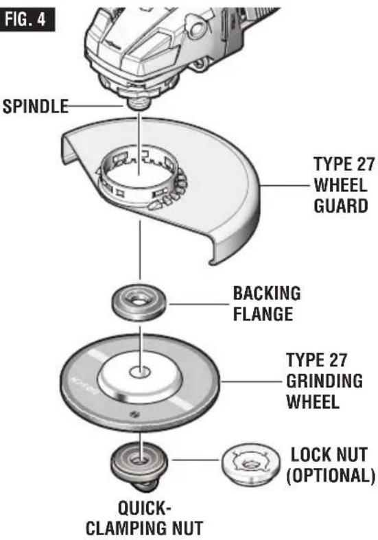 BOSCH GWS18V45CN - DISC GRINDING WHEEL ASSEMBLY - 2