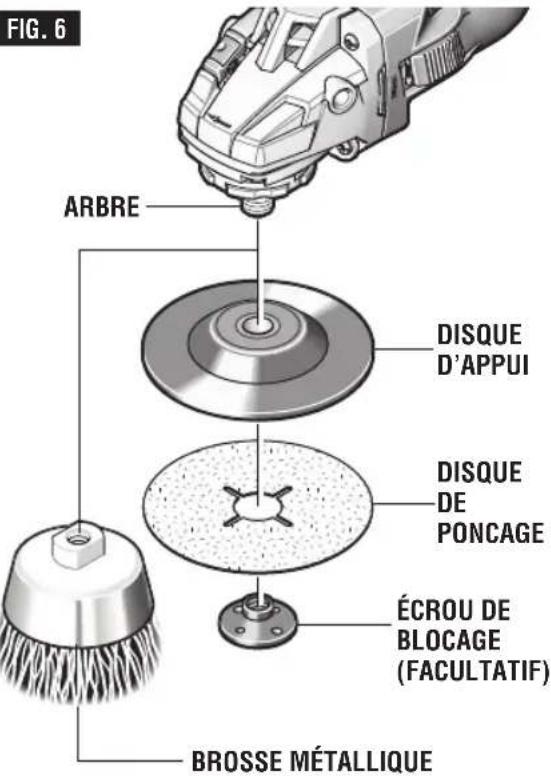 BOSCH GWS18V45CN - POSE DES DISQUES D'APPUI ET DE PONCAGE - 1