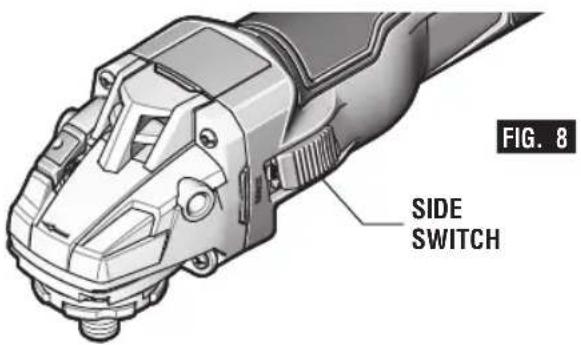BOSCH GWS18V45CN - PADDLE SWITCH (FIG. 9) - 1