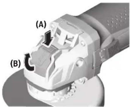 BOSCH GWX1350VSP - Removing accessories - 2