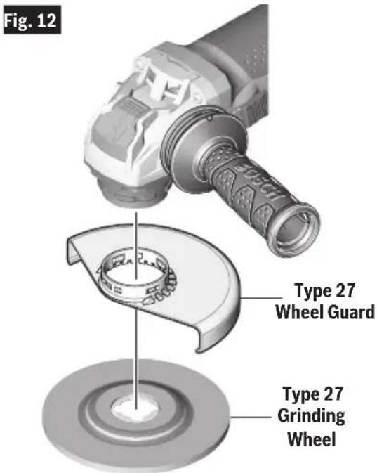 BOSCH GWX1350VSP - WARNING - 1
