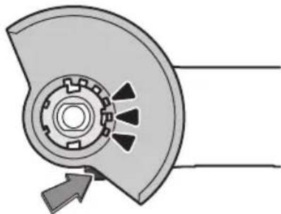 BOSCH GWX1350VSP - To remove wheel guard - 2