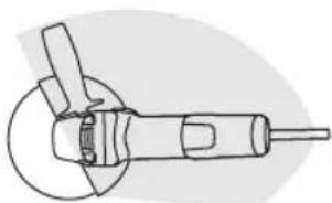 BOSCH GWX1350VSP - To remove wheel guard - 3