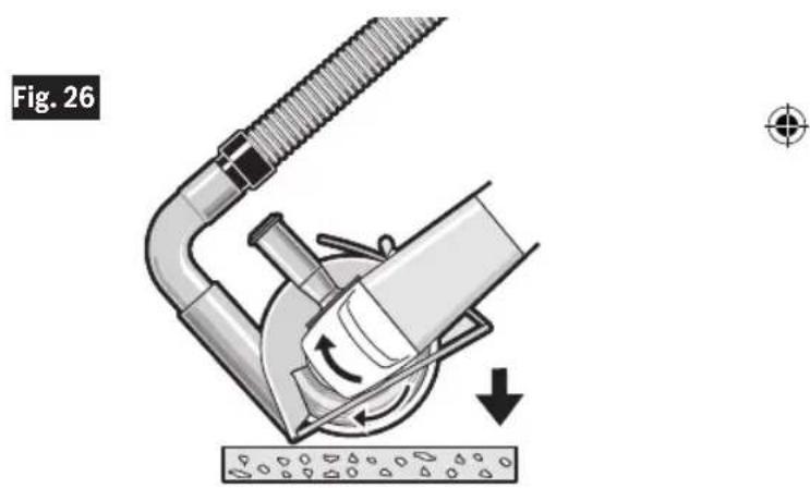 BOSCH GWX1350VSP - WARNING Never pull the tool backward since blade will climb out of the material and KICK-BACK will occur. - 1