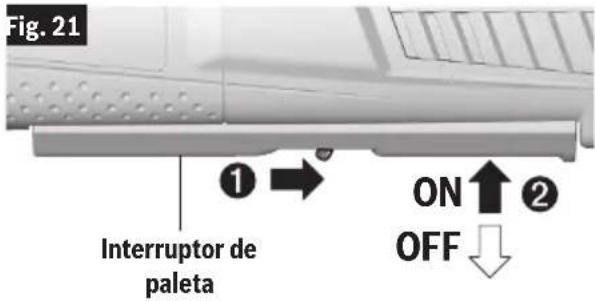 BOSCH GWX1350VSP - Interruptor deslizante (Fig. 23) - 1