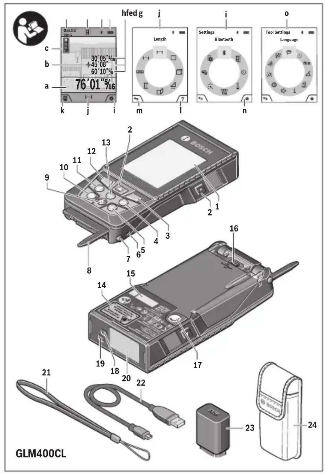 BOSCH GLM400CL - 1