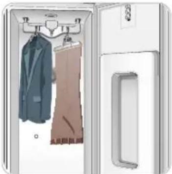 LG S3WFBN - Suspendre le pantalon au cintre pour pantalon - 3