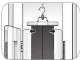LG S3RFBN - Hanging Pants On the Pants Hanger - 2