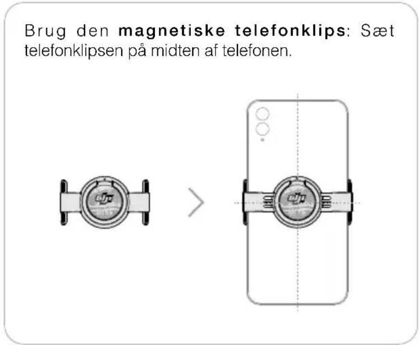 DJI Osmo Mobile 4 - Påsætning af Telefonen - 1