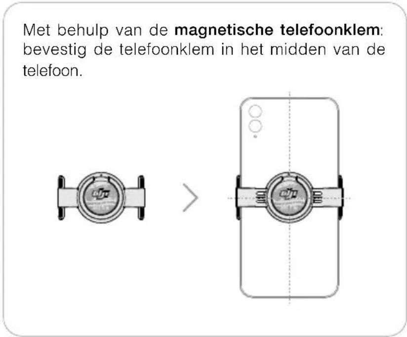 DJI Osmo Mobile 4 - De telefoon bevestigen - 1