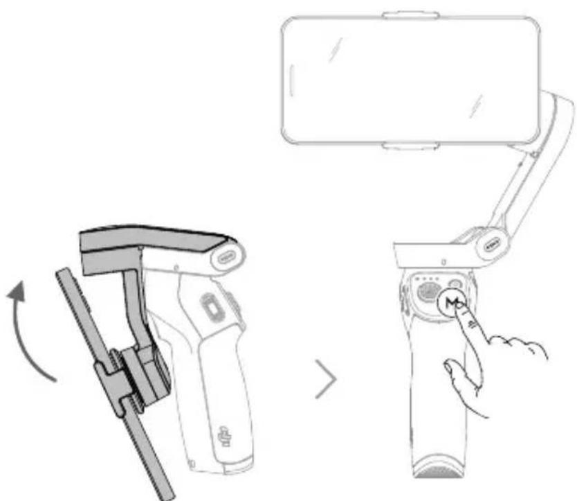 DJI Osmo Mobile 4 - スマートフンの取り付け - 4