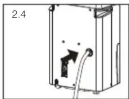 HONEYWELL DH50PW - Drainage de l'eau continue - 4
