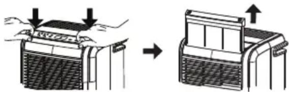 HONEYWELL DH50PW - Mantenimiento Del Filtro De Polvo: - 1