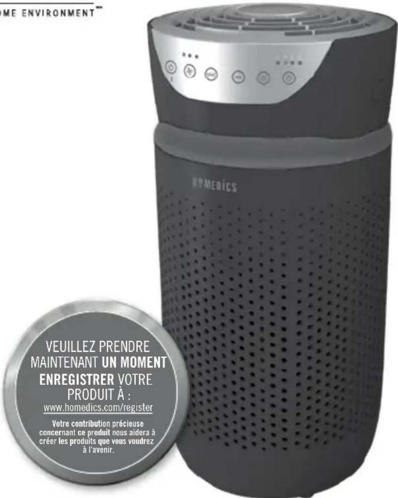 HOMEDICS TotalClean APT20WT - LIMITED 3-YEAR WARRANTY - 1
