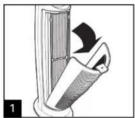 HAMILTON BEACH True Air 04493 - Replacing Carbon Filter - 1