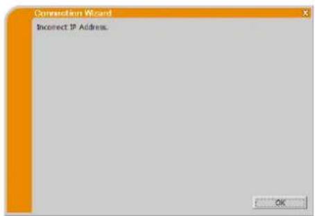 Christie LW551i - Message 5: Incorrect PassCode - 1