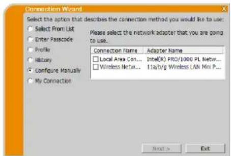 Christie LW551i - Configuring manually - 1