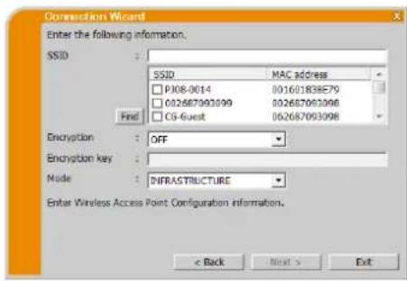 Christie LW551i - Projektorn ar ansluten till en atkomstpunkt via tradlost LAN - 2