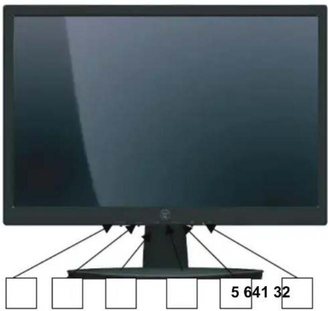 WESTINGHOUSE L1975NW - Touches du panneau de commande - 2