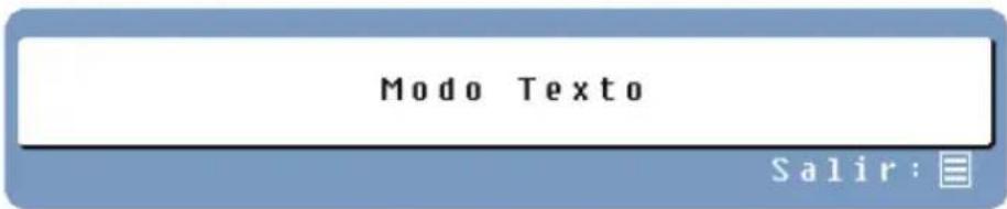 WESTINGHOUSE L1975NW - Modo de Texto – Brillo normal - 1