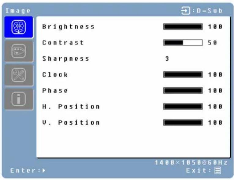 WESTINGHOUSE LCM20v5 - Image Menu - 1