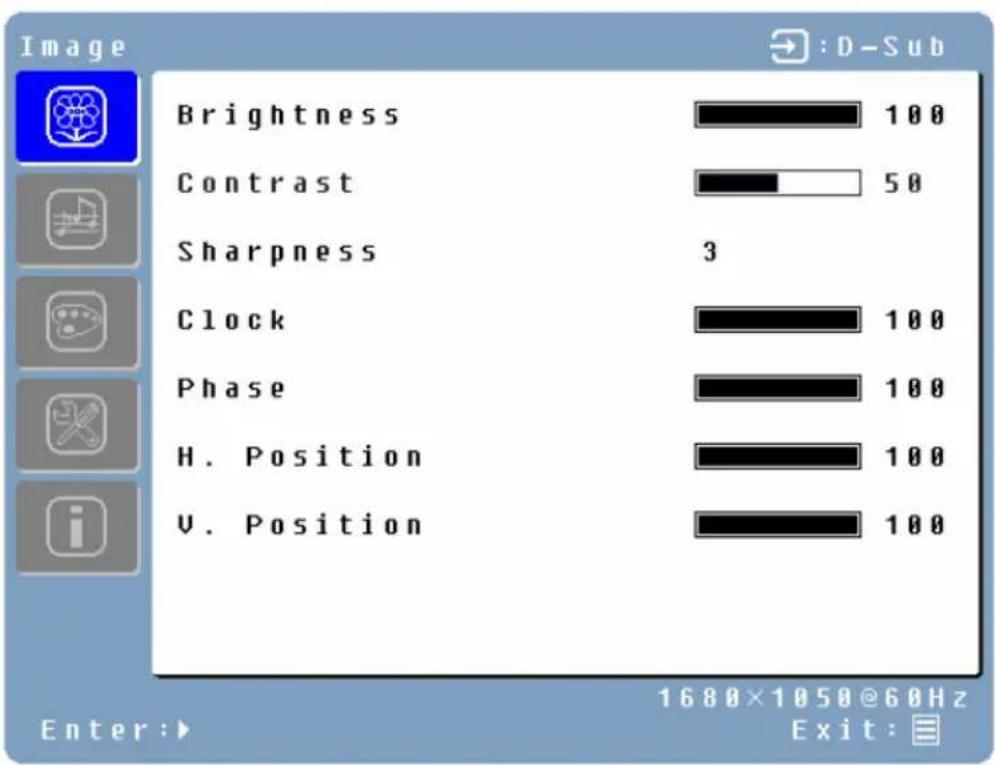 WESTINGHOUSE LCM22w3 - Image Menu - 1