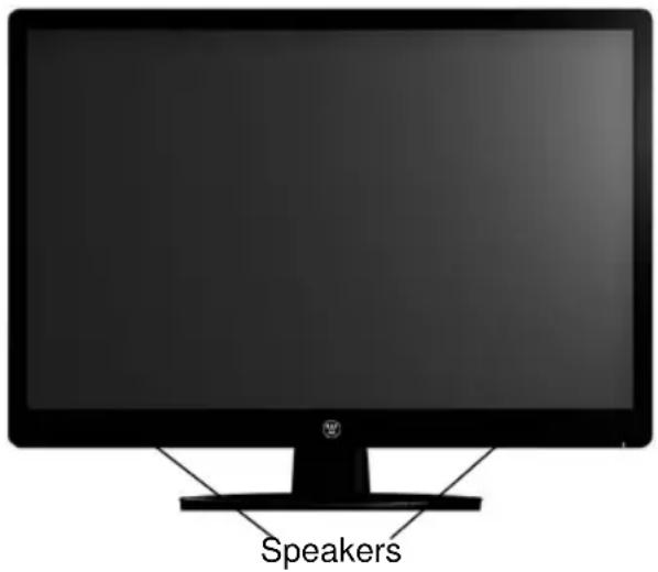 WESTINGHOUSE LCM22w3 - Attaching the Base Stand to the LCD Monitor - 1