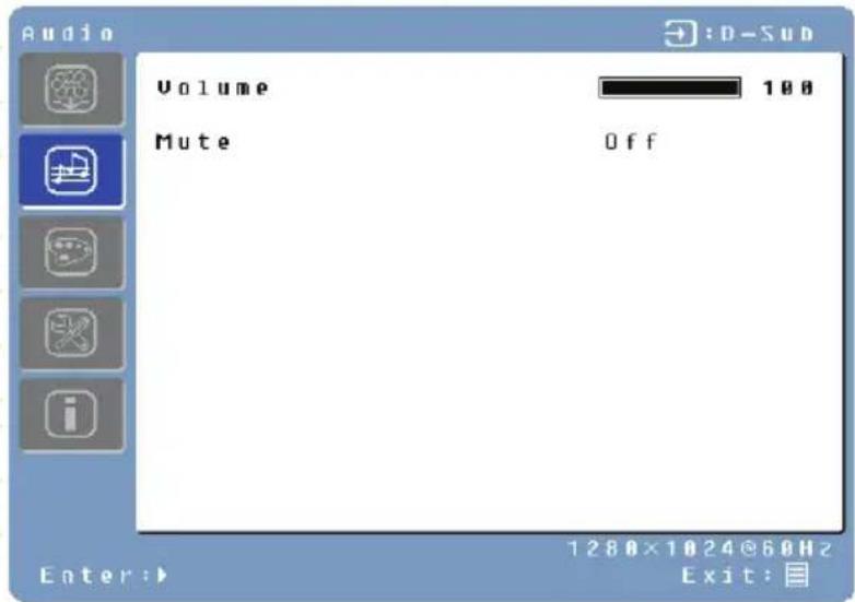 WESTINGHOUSE L1928NV - Audio Menu - 1