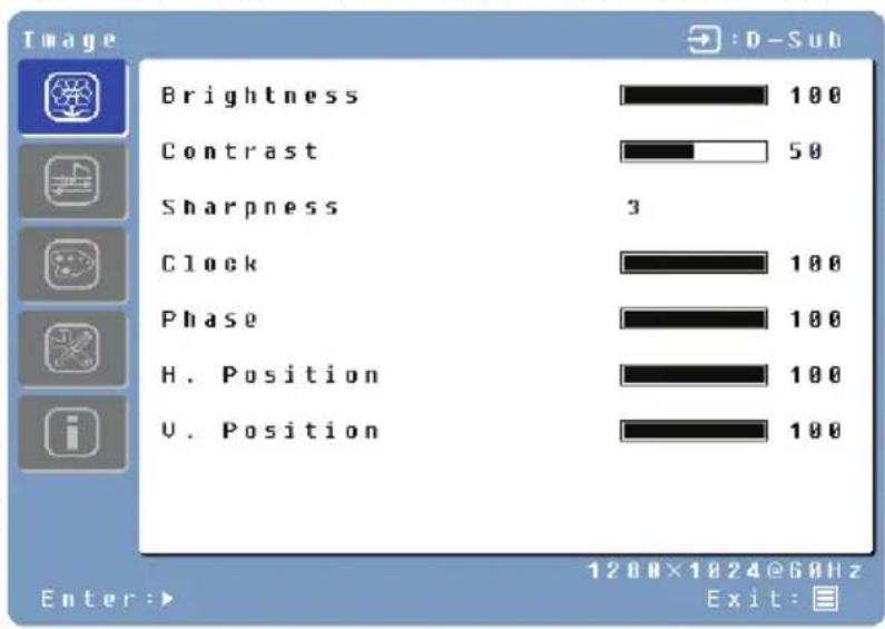 WESTINGHOUSE L1928NV - Menu image - 1