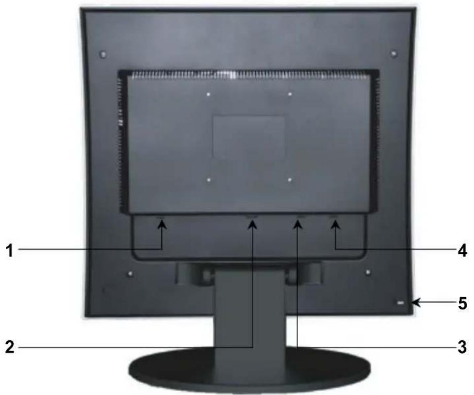 WESTINGHOUSE L1928NV - Rear View of the LCD Monitor - 1