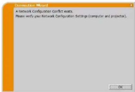 Christie LX601i - Messaggio 8: Incorrect IP Address. - 2