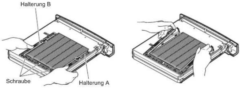 Christie LX1750 - 2) Nehmen Sie den Halter heraus. - 1