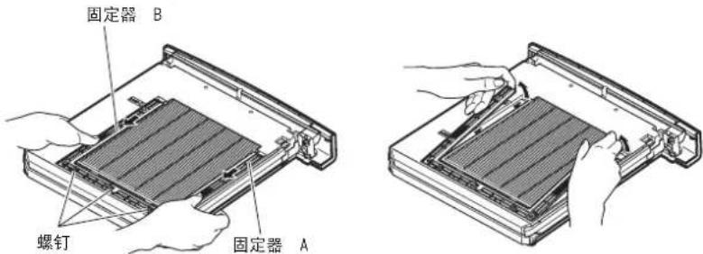 Christie LX1750 - 2) 卸下固定器。 - 1