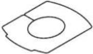 Christie LX1750 - Light-shielding plate for each lens - 1