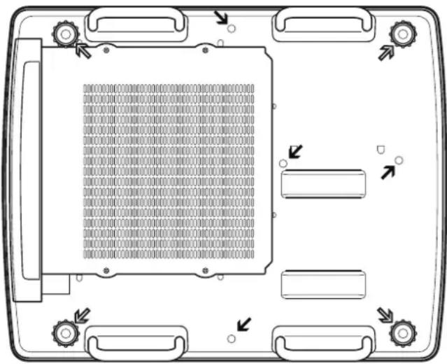 Christie LX1750 - Unterseiten-Ansicht - 1