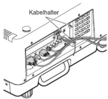 Christie LX1750 - Lückern der Kabelbinder - 2