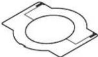 Christie LX1750 - Light-shielding plate for each lens - 2