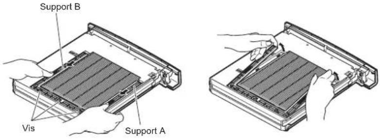 Christie LX1750 - 2) Retirez le support. - 1
