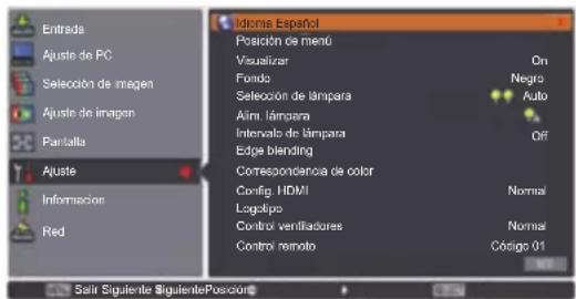 Christie LX1750 - 3) Pulse el botón . - 1