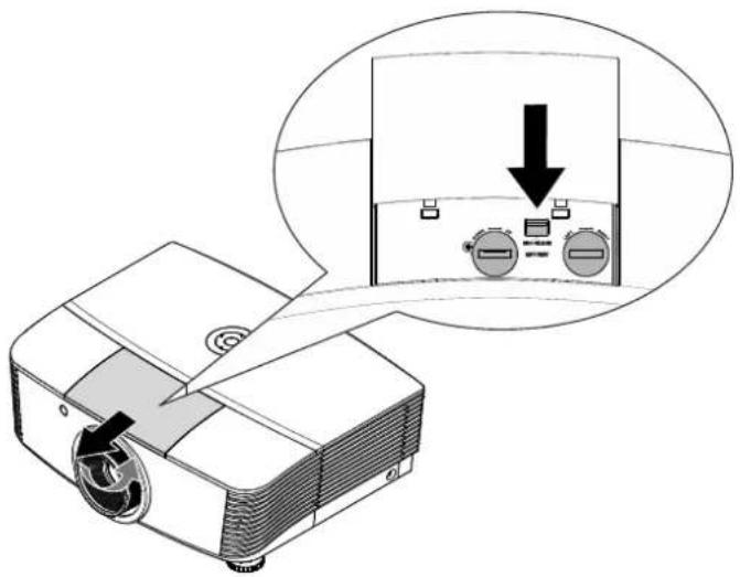 VIVITEK DU5671 - Enlever l'objectif existant du projecteur - 1