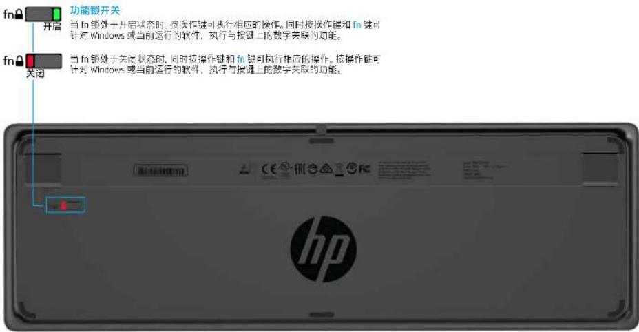 HP Wireless Premium - HP USB 键盘协作版 - 2