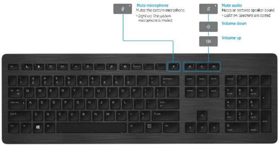 HP Wireless Premium - HP USB Premium Keyboard - 1