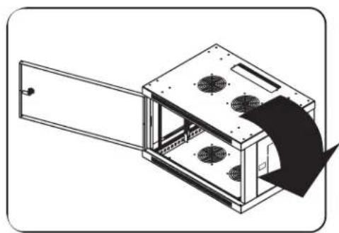 Tripp Lite SmartRack SRW6U - Reversing the Enclosure - 1