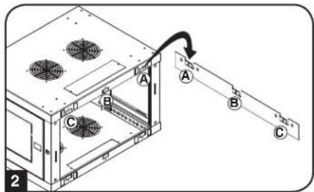 Tripp Lite SmartRack SRW6U - Montaje del rack a la pared - 2
