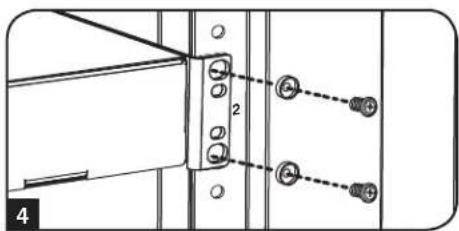 Tripp Lite SmartRack SRW6U - Alternate Mounting: Tapped Hole Mounting Rail - 4