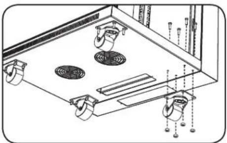 Tripp Lite SmartRack SRW6U - Optional Casters - 1