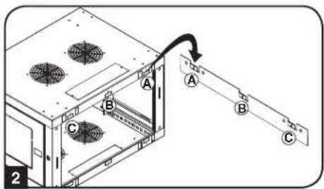 Tripp Lite SmartRack SRW21U - Wall Mounting the Enclosure - 2