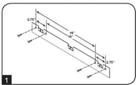 Tripp Lite SmartRack SRW21U - Fixation murale de la baie - 1