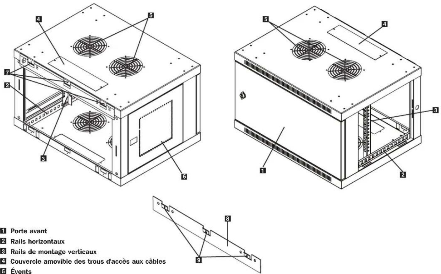 Tripp Lite SmartRack SRW21U - Vue d'ensemble - 1