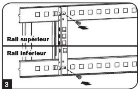 Tripp Lite SmartRack SRW26US - Autre montage : rail de montage à trou taraudé - 3